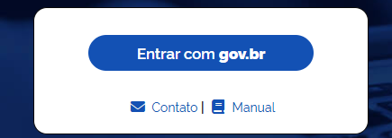 Tela de login do portal DET